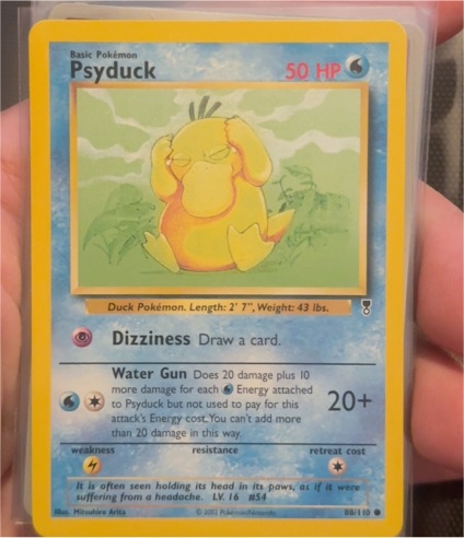 1999 Pokémon #58 Psyduck — front