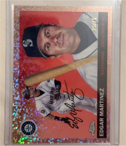1997 Topps Chrome #TC-EM Edgar Martinez — front