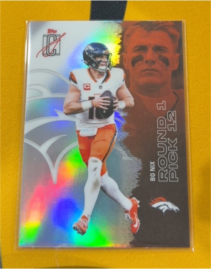 2023 Topps NFL Draft #12 Bo Nix — front