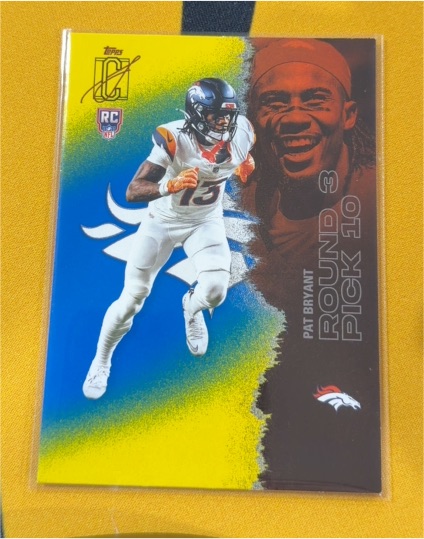 2022 Topps NFL Rookie Card Pat Bryant — front