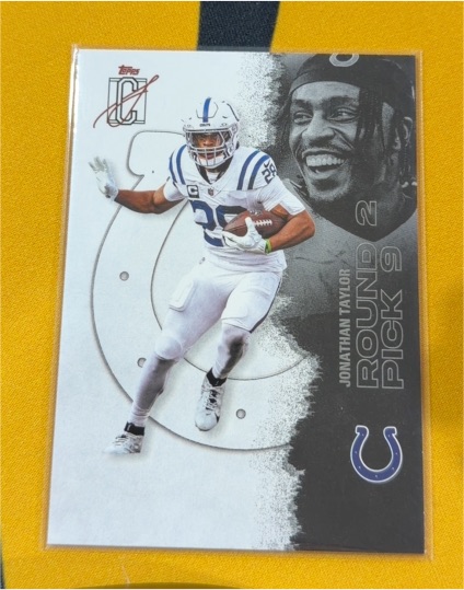 2020 Topps UD #9 Jonathan Taylor — front