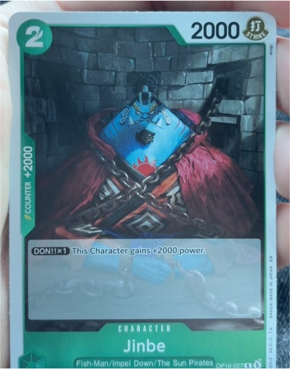 2020 One Piece Card Game OP16-027 Jinbe — front