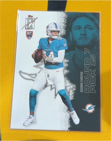 2022 Topps Quinn Ewers Rookie Card — front