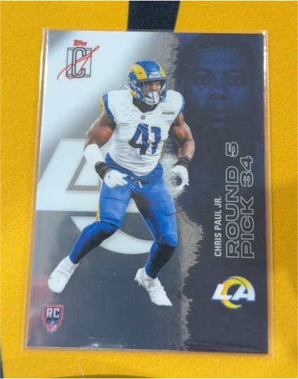 2022 Topps NFL Draft #43 Chris Paul Jr. — front