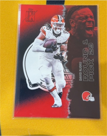 2020 Donruss Football #29 David Njoku — front
