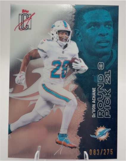 2022 Topps NFL #83 De'Von Achane — front