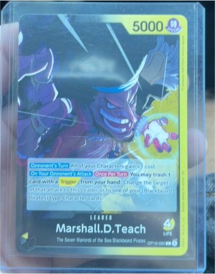 2020 One Piece Card Game OP16-060 Marshall D. Teach — front
