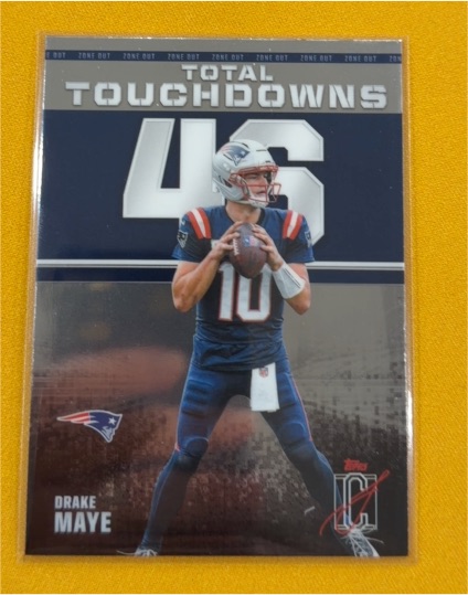 2023 Topps Total Touchdowns 46 Drake Maye — front