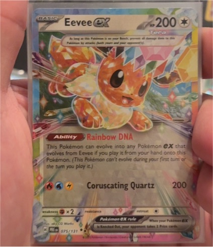 2016 Pokémon #75 Eevee EX — front