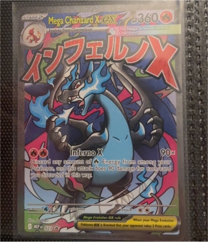 2014 Pokémon XY Evolutions #23 Mega Charizard X EX — front