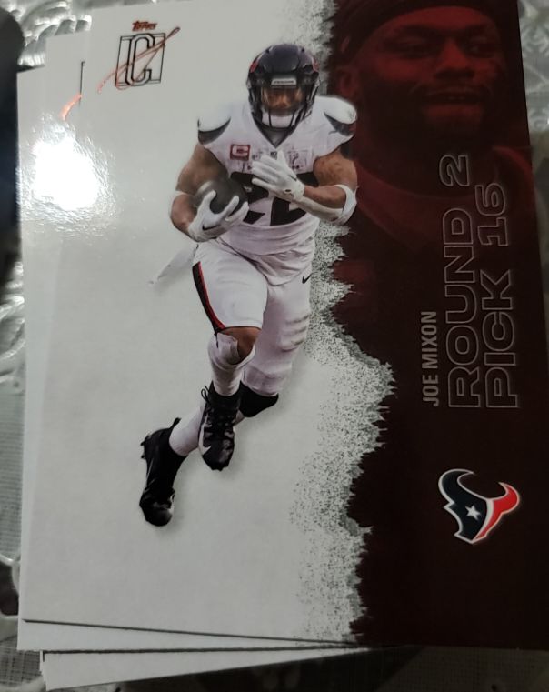 2022 Topps Joe Mixon RC Houston Texans — front