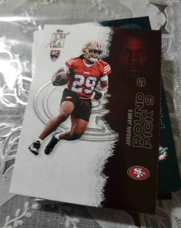 2023 Donruss Optic #Round 5 Pick 9 Jordan James — front