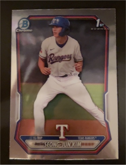 2022 Bowman Chrome #BP-SS Seong-Jun Kim — front