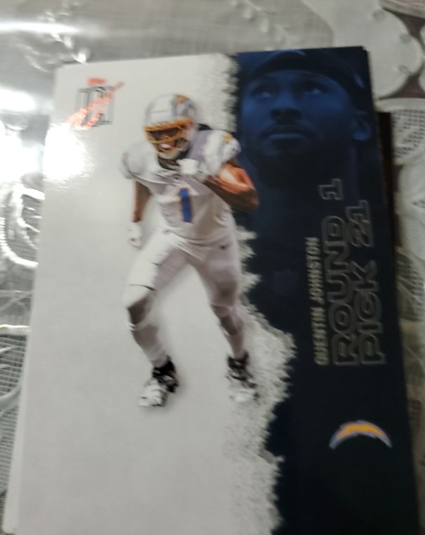 2021 Panini Austin Johnson Rookie Pick 1 — front
