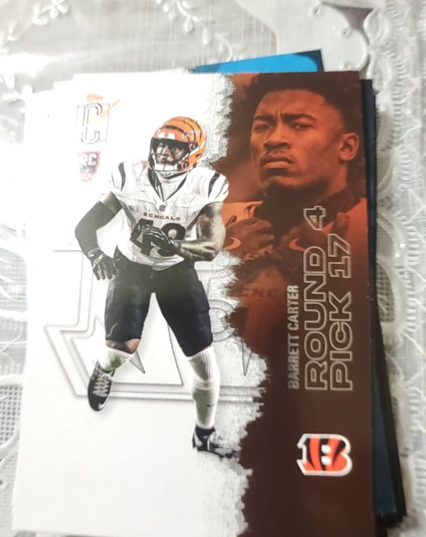 2023 Panini Contenders Draft Picks Barrett Carter Round Pick 17 — front