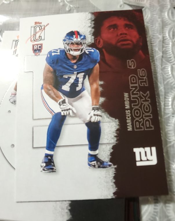 2021 Topps Luminance #LO Marcus Mbow — front
