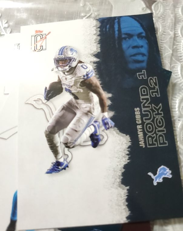2022 Topps Draft Picks #RD12 Jahmyr Gibbs — front