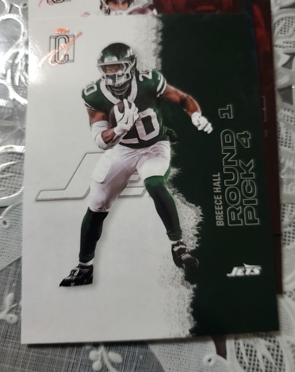 2021 Donruss Optic #RP4 Breece Hall — front