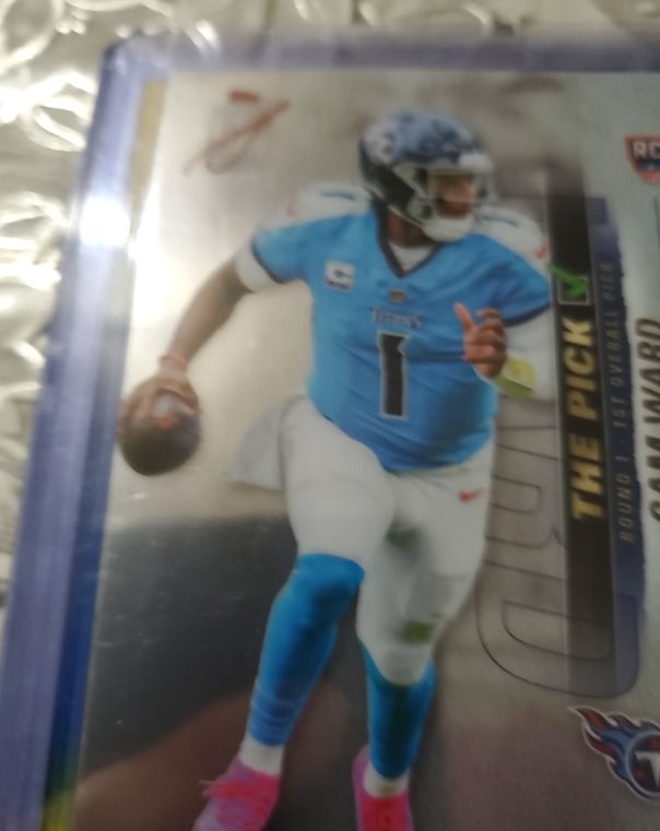 2020 Donruss The Pick #1 Tennessee Titans Quarterback — front