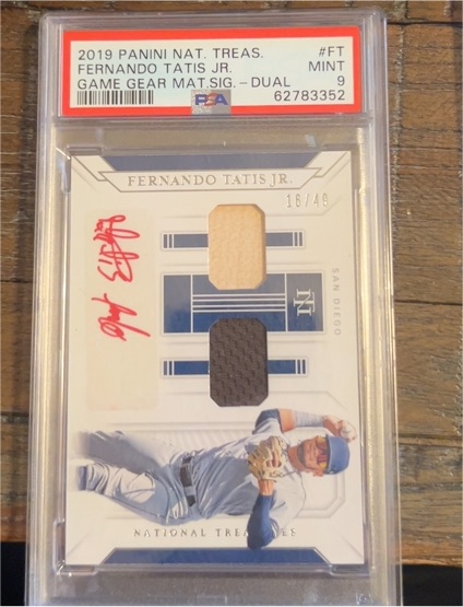 2019 Panini National Treasures #FT Fernando Tatis Jr. — front