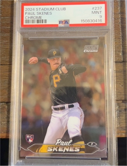 2024 Stadium Club Chrome #237 Paul Skenes — front