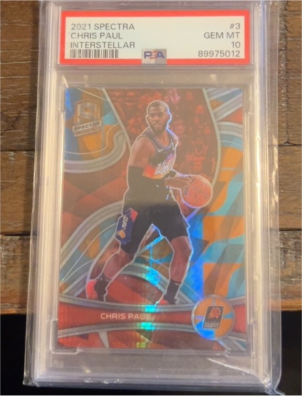 2021 Panini Spectra #3 Chris Paul Interstellar — front
