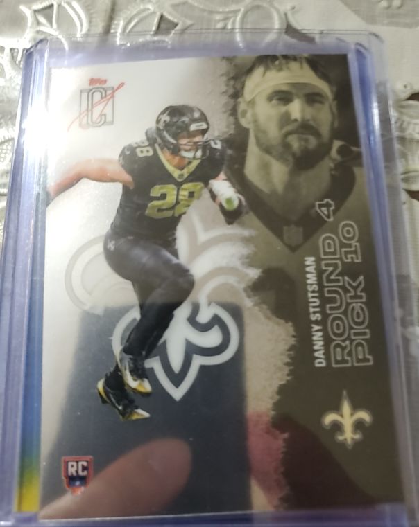 2023 Topps NFL Danny Stutsman Round Pick 10 — front