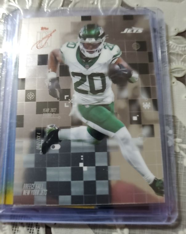 2022 Topps #20 Breece Hall — front