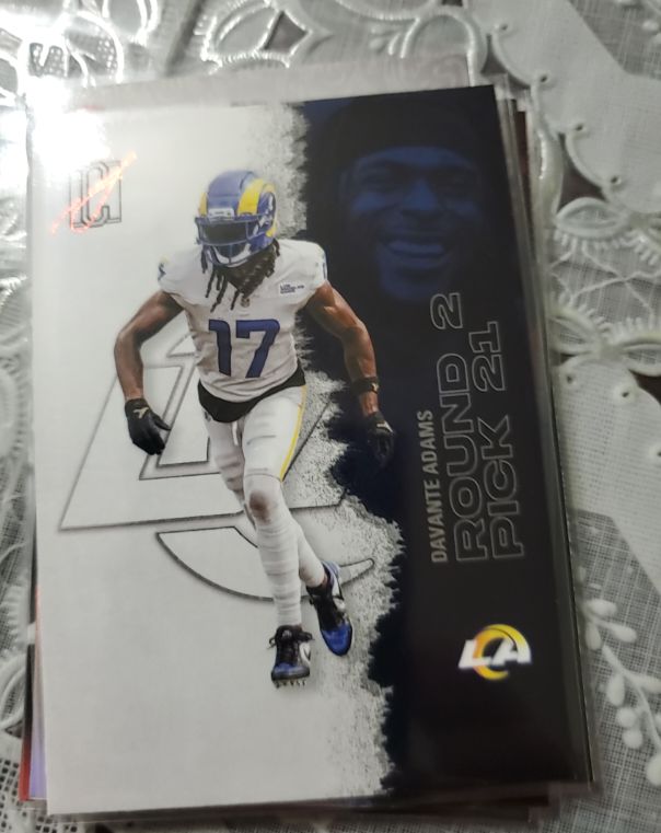 2022 Panini NFL Draft #Round 2 Pick 21 Davante Adams — front
