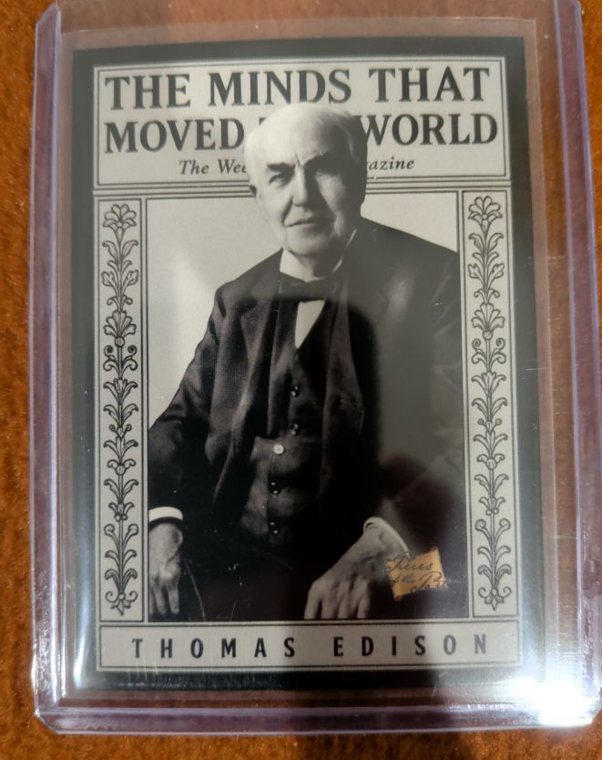 The Minds That Moved The World Thomas Edison — front