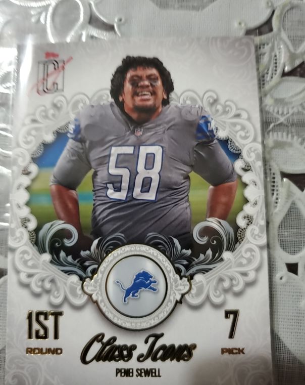 2021 Panini Class Icons #7 Penei Sewell — front