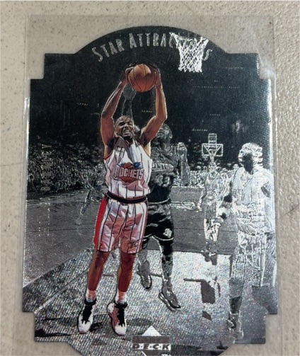 1993 Fleer Star Attractions #SA1 Hakeem Olajuwon — front