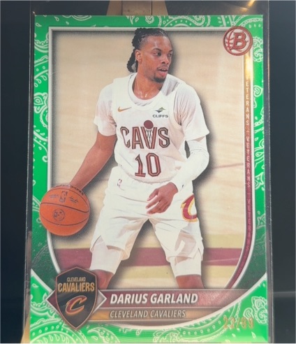 2021 Bowman #10 Darius Garland — front