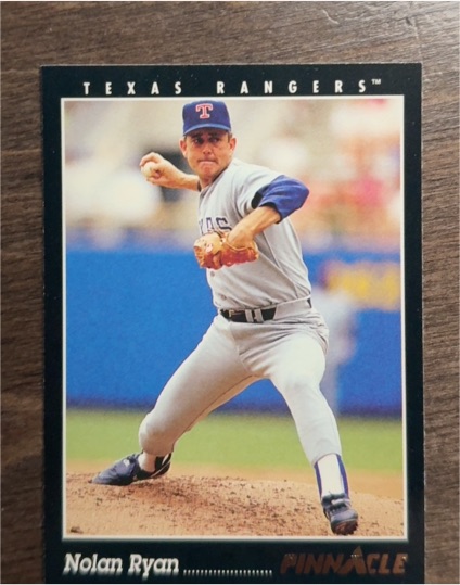 1992 Pinnacle #1 Nolan Ryan — front