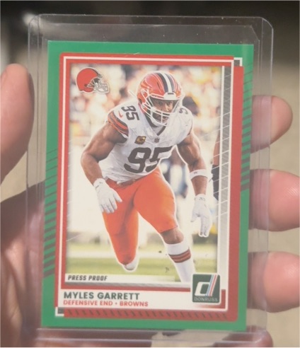 2020 Donruss #95 Myles Garrett — front