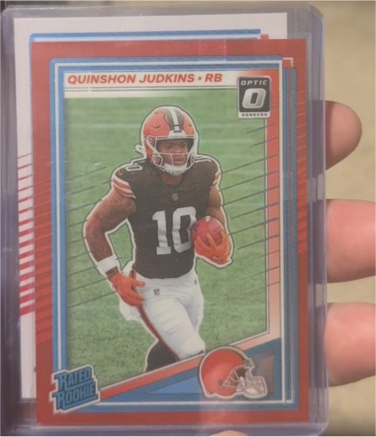 2023 Donruss Optic #10 Quinshon Judkins — front