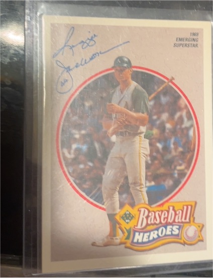 1989 Baseball Heroes Kris Jackson — front