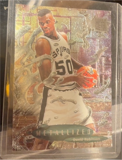 1993 Ultra Metallized #M-1 David Robinson — front