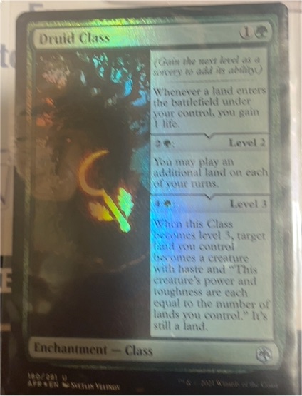 2021 Magic: The Gathering #190 Druid Class — front