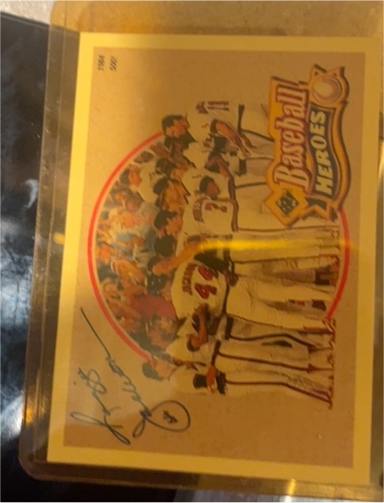 1991 Baseball Heroes #100 Team Card — front