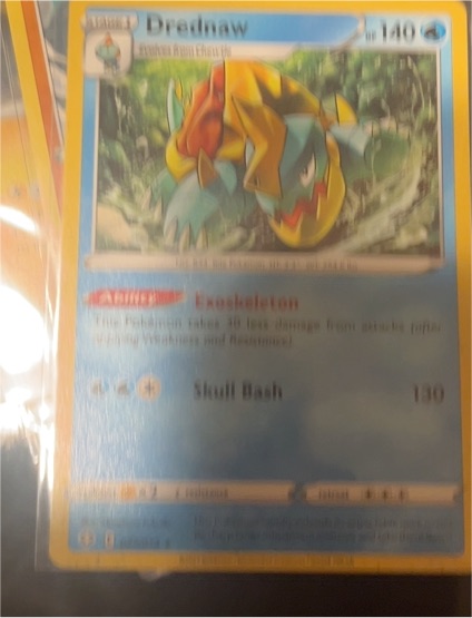2020 Pokémon Sword & Shield #104 Drednaw — front