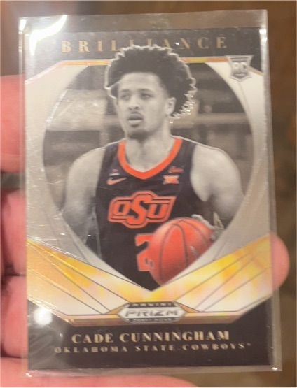 2020 Panini Prizm Brilliance #RC Cade Cunningham — front