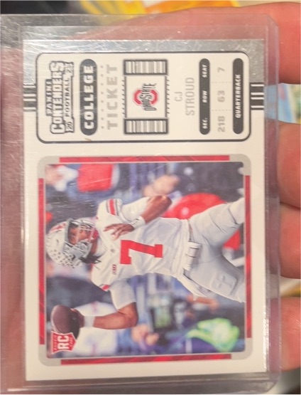2021 Panini Contenders Draft Picks College Ticket #7 C.J. Stroud — front