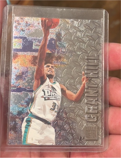 1995 Fleer Metal #35 Grant Hill — front