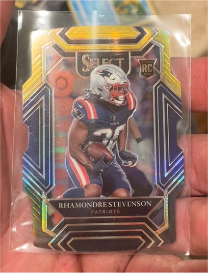 2021 Panini Select #RC Rhamondre Stevenson — front