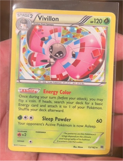 2015 Pokémon #15 Vivillon — front