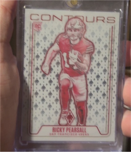 2022 Panini Contours #RC Ricky Pearsall — front