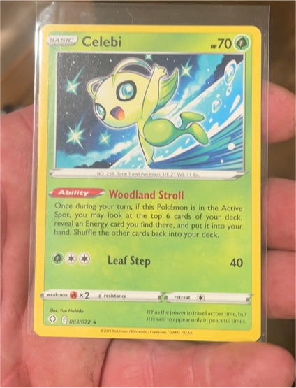 2021 Pokémon #003 Celebi — front