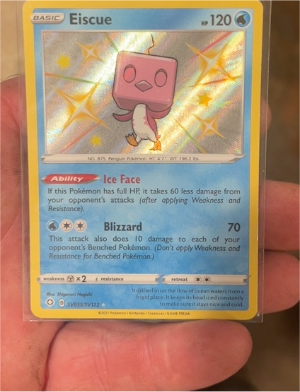 2021 Pokémon SV035/SV122 Eiscue — front