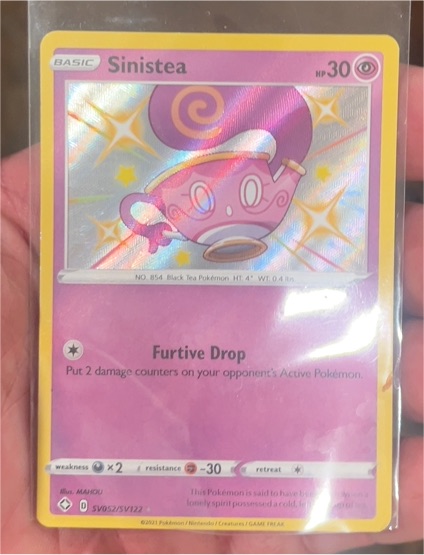 2021 Pokémon SV092 Sinistea — front